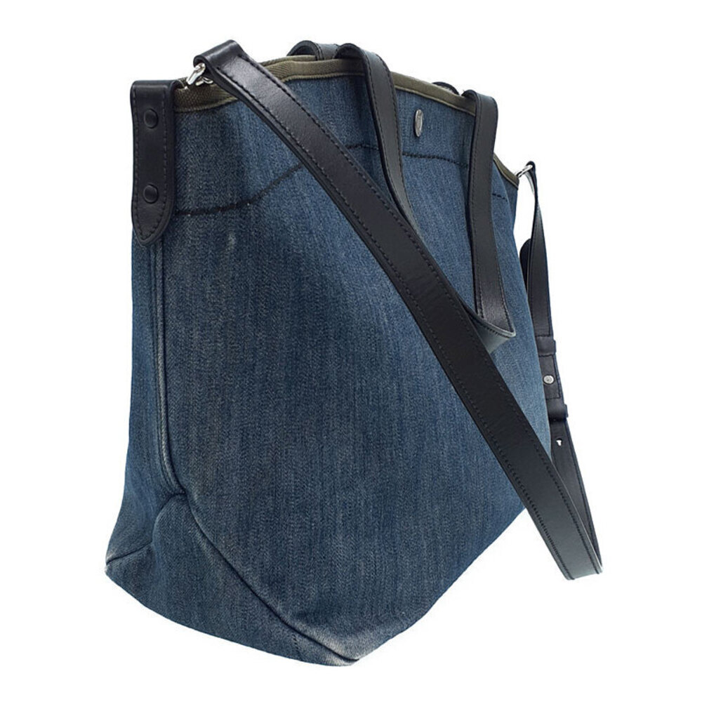 Prada Denim Bucket Shaped Tote Bag - Picture 2 of 9
